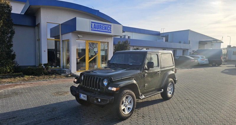 Jeep Wrangler cena 145000 przebieg: 33000, rok produkcji 2021 z Grudziądz małe 137